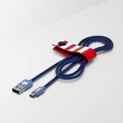 Idee regalo Cavo Micro Line 120 cm Marvel. Capitan America Tribe