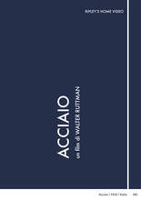 Film Acciaio (1933) (DVD) Walter Ruttman