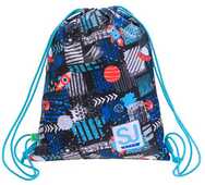 Cartoleria Sakky Bag Sj Gang Go To Space Boy, Turchese Fluo Sj Gang