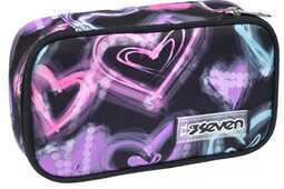 Cartoleria Astuccio Quick Case Seven Freethink Girl, Jet Black Seven