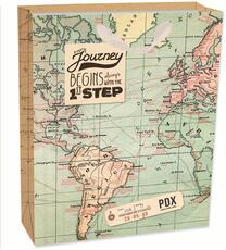 Cartoleria Sacchetto regalo Gift Bag Large. Map Legami