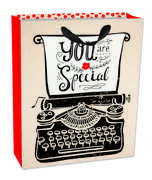 Cartoleria Sacchetto regalo Gift Bag Large. Typewriter Legami