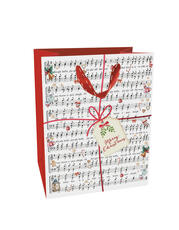 Cartoleria Sacchetto Regalo Legami Christmas, Pentagramma note - Medium Legami