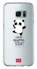 Idee regalo Cover Clear Case per Samsung S7 Legami. Panda Legami