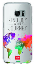 Idee regalo Cover Clear Case per Samsung S7 Legami. World Map Legami