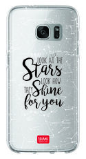 Idee regalo Cover Clear Case per Samsung S7 Legami. Stars Legami