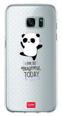 Idee regalo Cover Clear Case per Samsung S7 Edge Legami. Panda Legami