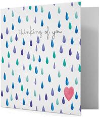 Cartoleria Biglietto auguri Gocce Legami Greeting Cards Drops - 7x7 Legami