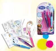 Giocattolo Blo Pens. Frozen. 3 Penne + 4 Stencil Auguri Preziosi