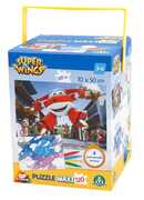 Giocattolo Super Wings. Puzzle 120 pezzi Color Double con Pennarelli Giochi Preziosi