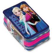 Cartoleria Astuccio attrezzato 3 zip Frozen Giochi Preziosi