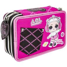Cartoleria Astuccio accessoriato 3 zip LOL Surprise! Auguri Preziosi