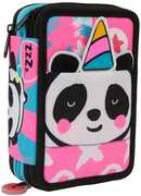 Cartoleria Astuccio accessoriato 3 zip GoPOP Pandacorno Auguri Preziosi