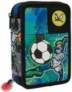 Cartoleria Astuccio accessoriato 3 zip GoPOP Sport Auguri Preziosi