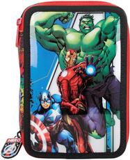Cartoleria Astuccio accessoriato 3 zip Avengers Auguri Preziosi