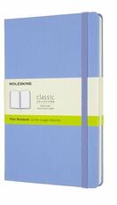 Cartoleria Taccuino Moleskine a pagine bianche Large copertina rigida Hydrangea. Blu Moleskine