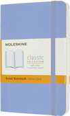 Cartoleria Taccuino Moleskine a righe Pocket copertina morbida Hydrangea. Blu Moleskine