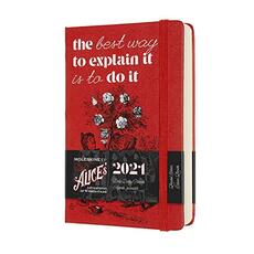 Cartoleria Agenda giornaliera Moleskine Alice nel paese delle meraviglie 2021, 12 mesi Pocket - Carte Moleskine