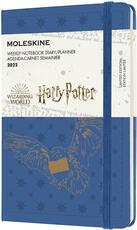 Cartoleria Agenda settimanale Moleskine Harry Potter 2022, 12 mesi con spazio per note, Pocket - Blu Anversa Moleskine