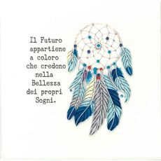 Cartoleria Biglietto Auguri Quilling Fatto A Mano Acchiappasogni Origamo