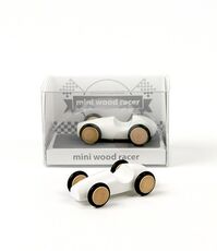 Giocattolo Mini Wood Racer Bianco X 1 Milaniwood