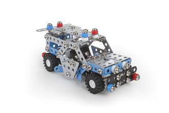 Giocattolo Metal Techno Auto Polizia Metal Techno