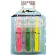 Cartoleria Pack con 4 Evidenziatori Mans