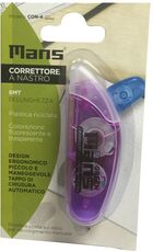 Cartoleria Correttore a Nastro 6 metri Mans