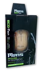 Idee regalo Mouse Wireless in bamboo Mans Mans