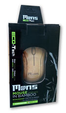 Idee regalo Mouse Wireless in bamboo Mans Mans