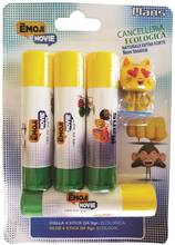 Cartoleria Colla stick Mans 9 g. Confezione 4 pezzi Mans