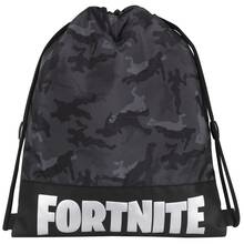 Cartoleria Zaino coulisse Fortnite Black Camo Nero Panini