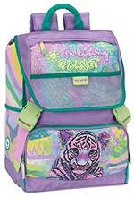 Cartoleria Zaino estensibile WWF Tigre Viola Panini
