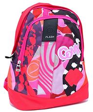 Cartoleria Zaino scuola americano Comix Flash Psychedelic Kiss Rosa 30x41x17 cm Comix