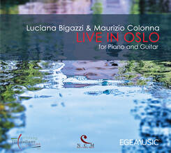 CD Live in Oslo for Piano and Guitar Luciana Bigazzi