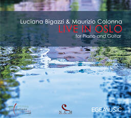 CD Live in Oslo for Piano and Guitar Luciana Bigazzi