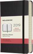 Cartoleria Agenda giornaliera 2019, 12 mesi, Moleskine pocket copertina rigida. Nero Moleskine