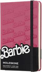 Cartoleria Taccuino Moleskine Barbie Limited Edition pocket a righe. Logo Moleskine
