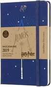 Cartoleria Weekly Notebook. Agenda-taccuino settimanale 2019, 12 mesi, Moleskine pocket. Limited Edition Harry Potter. Blu Moleskine