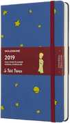 Cartoleria Agenda giornaliera 2019, 12 mesi, Moleskine large. Limited Edition Piccolo Principe. Blu Moleskine