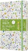 Cartoleria Weekly Notebook. Agenda-taccuino settimanale 2018-2019, 18 mesi, Moleskine large. Limited Edition Piccolo Principe. Green Moleskine