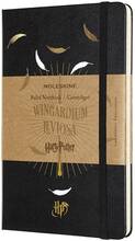 Cartoleria Taccuino Moleskine Harry Potter Limited Edition large a righe. Wingardium Leviosa. Nero Moleskine