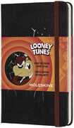 Cartoleria Taccuino Moleskine Looney Tunes Limited Edition pocket a righe. Taz. Nero Moleskine