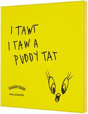 Cartoleria Taccuino Moleskine Looney Tunes Limited Edition large a pagine bianche. Scatola da collezione Moleskine