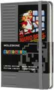 Cartoleria Taccuino Moleskine Super Mario Limited Edition pocket a righe. Cartuccia NES. Grigio Moleskine