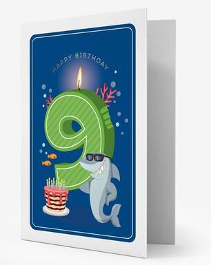 Biglietto D Auguri Legami Postal Greeting Card Compleanno 9 Anni Bambino Legami Cartoleria E Scuola Ibs