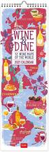 Cartoleria Calendario Legami 2021 Uncoated Paper Wine&Dine - 16x49 Legami
