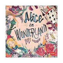 Cartoleria Calendario Legami 2021 Uncoated Paper Alice nel Paese delle Meraviglie. Alice in Wonderland - 18x18 Legami
