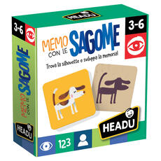 Giocattolo Memo con le Sagome Headu
