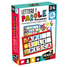 Giocattolo Lettere e Parole Montessori Headu